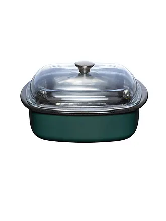 RIESS | Dampfgarer mit Glasdeckel und Gareinsatz 3tlg. TEAL Blaugruen | 